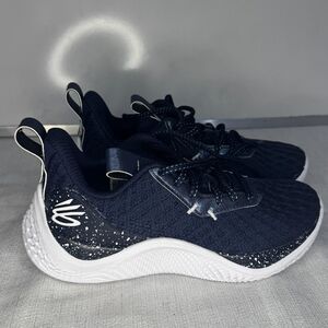 Under Armour Navy Running Shoes Women’s 6.5 Breathable Knit Athletic Sneakers